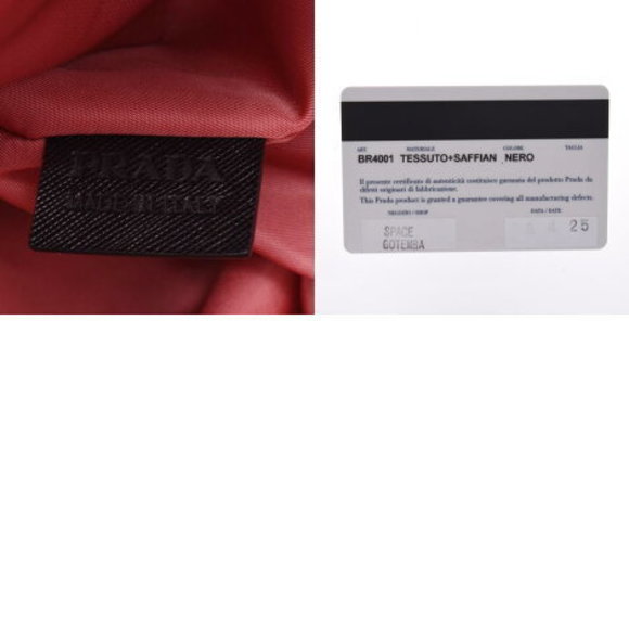 PRADA Black Nylon Leather Tote Bag - Picture 12 of 12